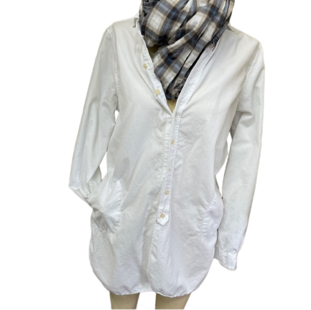 CP Shades White Pinwale Corduroy Cecilia Top Small